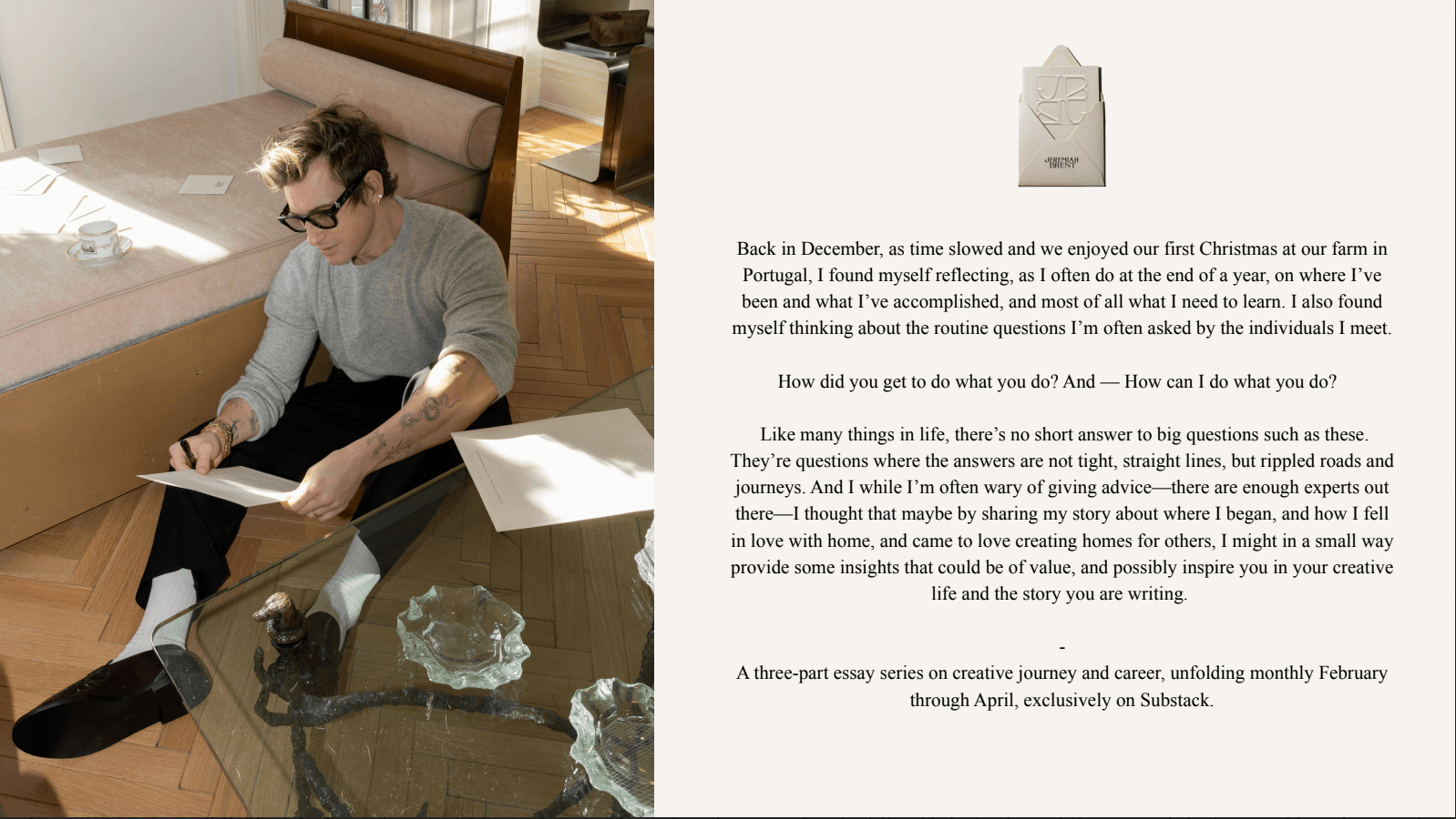 Considering an Interior Design Substack?