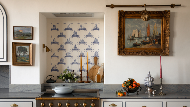 How This Genius Wayfair Stove Shelf Added Instant Counter Space to My Tiny New York City Kitchen